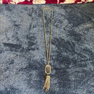 Kendra Scott Gold Pendant Necklace with Tassel